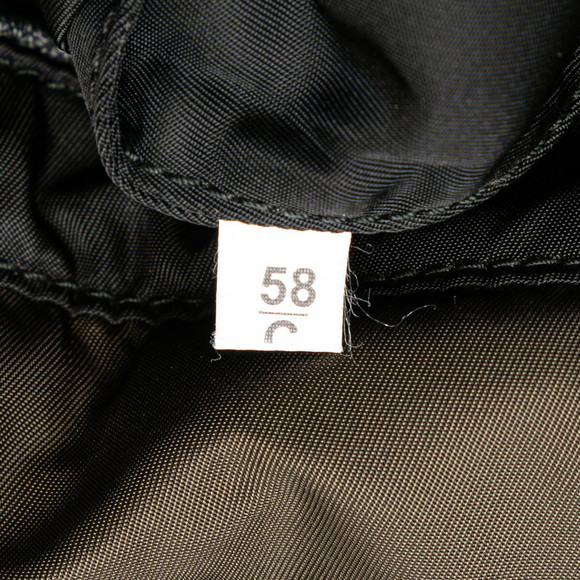 Prada Triangle Logo Nylon Leather Handbag Shoulder Bag Green - Picture 6 of 9